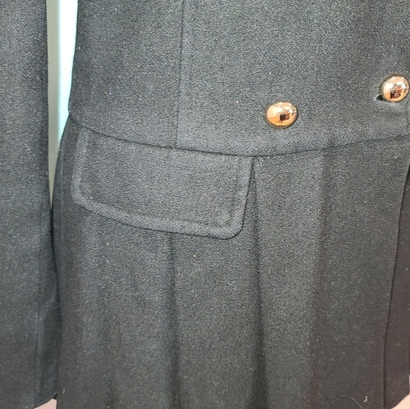 WOOL Pleated coat , M - Picture 8 of 10